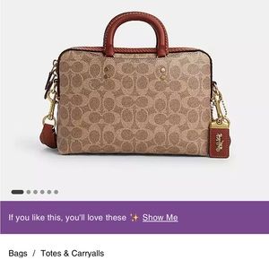 Coach Rogue Slim Brief 25 in Signature Canvas